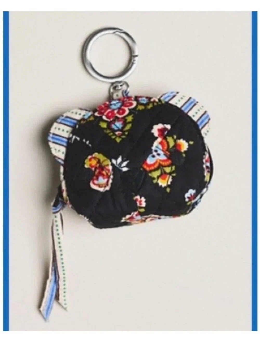 NWOT! Vera Bradley x Anthropologie Classic Mini Bear Bag Charm